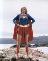 == ACHTUNG==Helen Slater (Supergirl) - orig. sign. Grossfoto