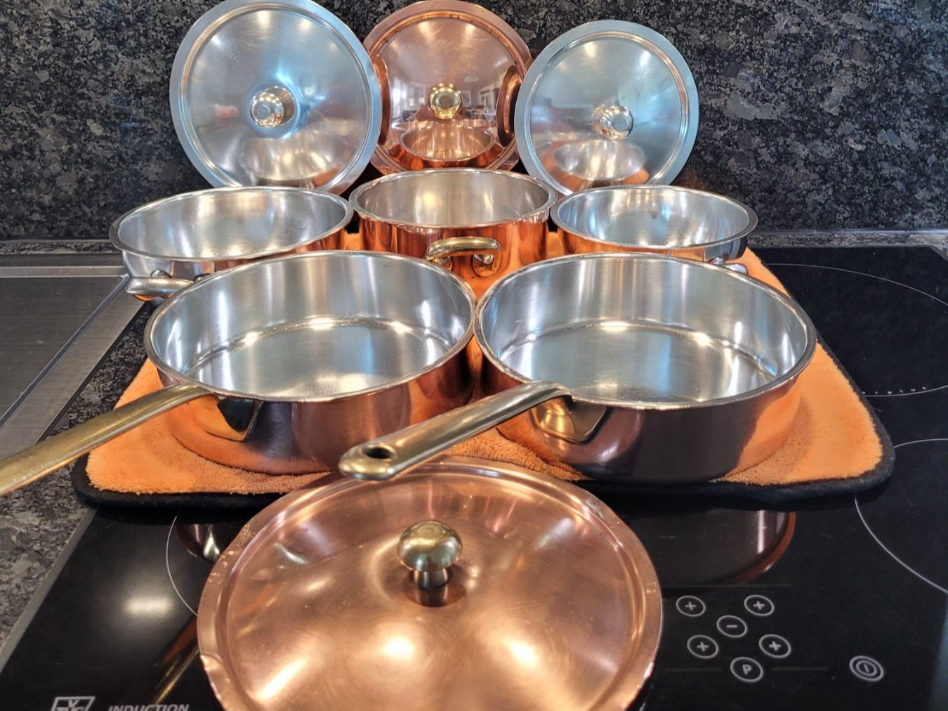 Padelle: SPRING-KUPFER SET 9-TEILIG AUS DER 1.GENERATION US DEN 40-ER – Usato da EMMETTEN venduto da pfi_cbg5 6