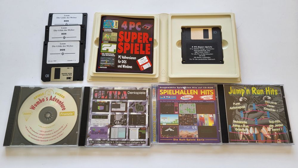 Alte PC Games auf CD und Diskette (Gebraucht) in Rosshäusern für CHF 10