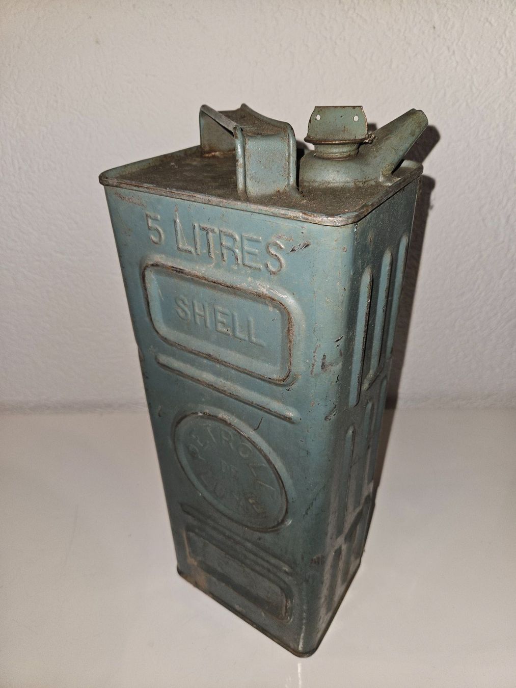 Taniche per benzina: Alter Shell Kanister aus Classic-Car-Garage, Decco Shell – Usato da Gunzwil venduto da Charro03 1
