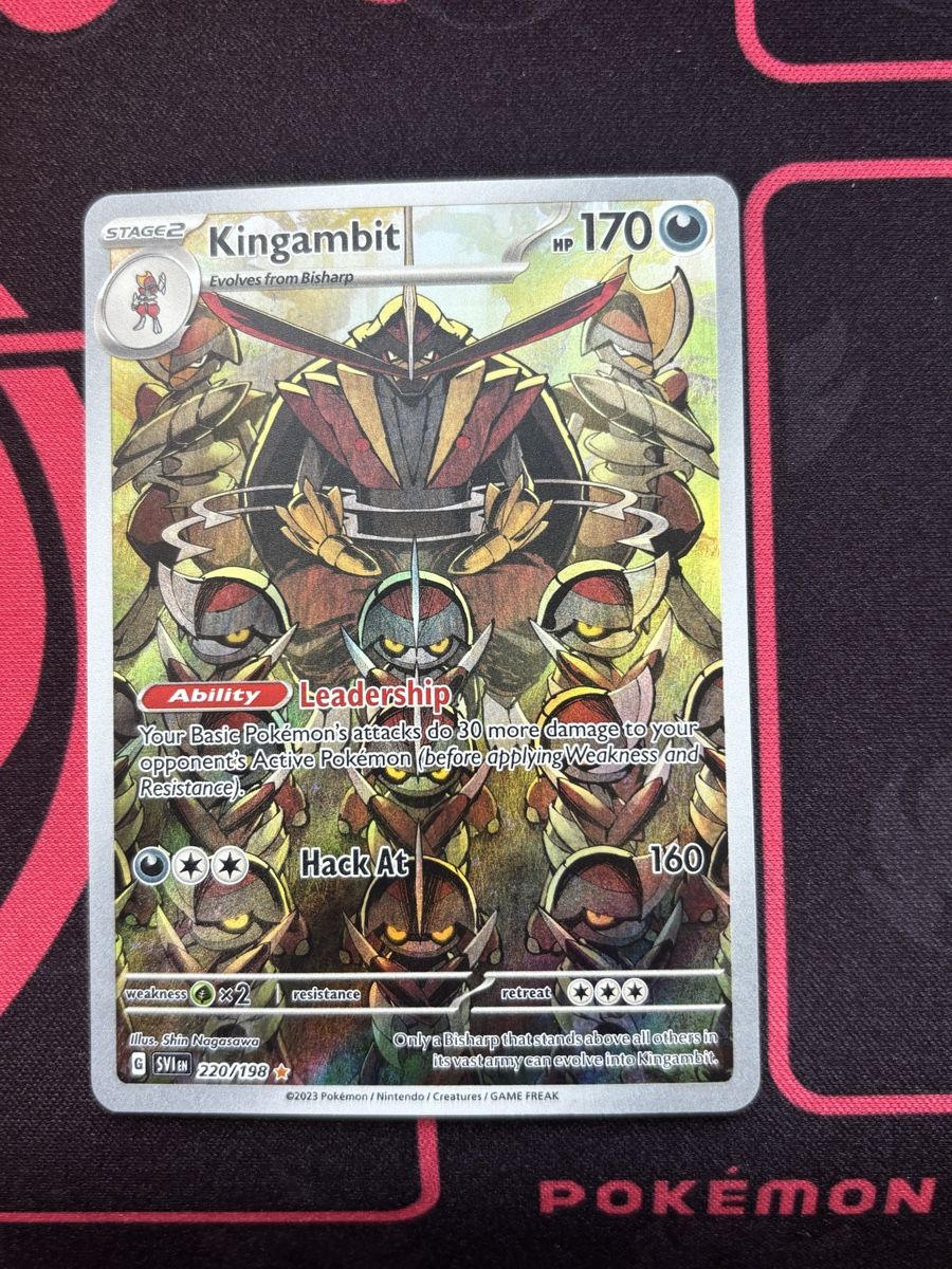 Pokémon Carte collezionabili: Kingambit #220 EN Pokémon  – Usato da Regensdorf venduto da HOLO_LEGENDS