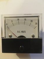 Drehspulinstrument 0-25V DC