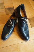 Schöne Lederschuhe VARESE | schwarz | Grösse 44