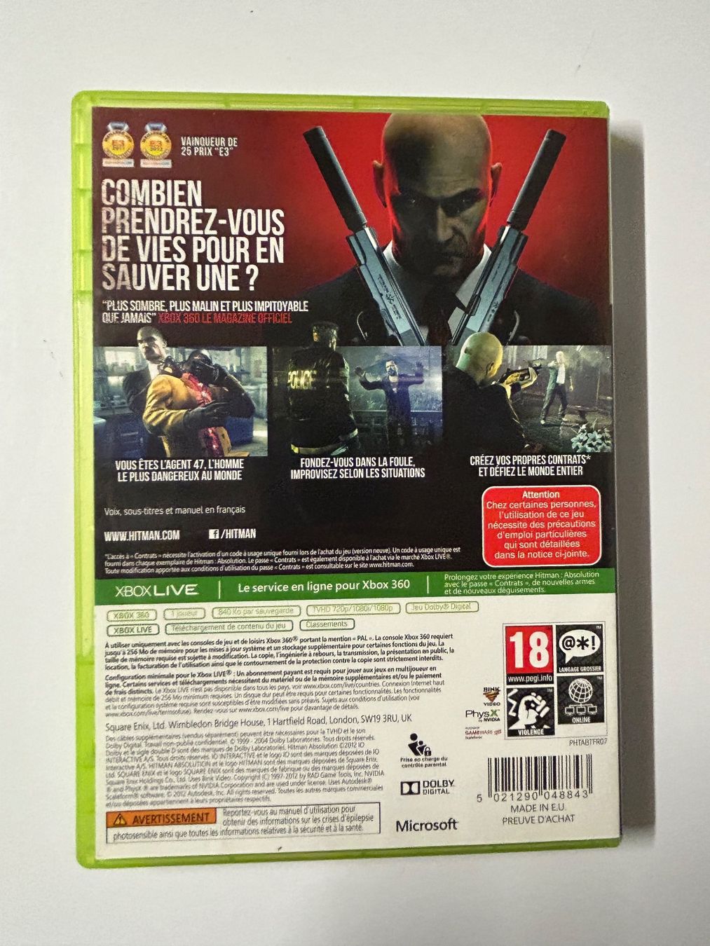 Giochi: Hitman Absolution - Xbox 360 (Französisch) – Usato da Wangen an der Aare venduto da SG94 1