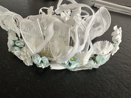 Blumen-Bänderschmuck  für Hochzeit, Kommunion