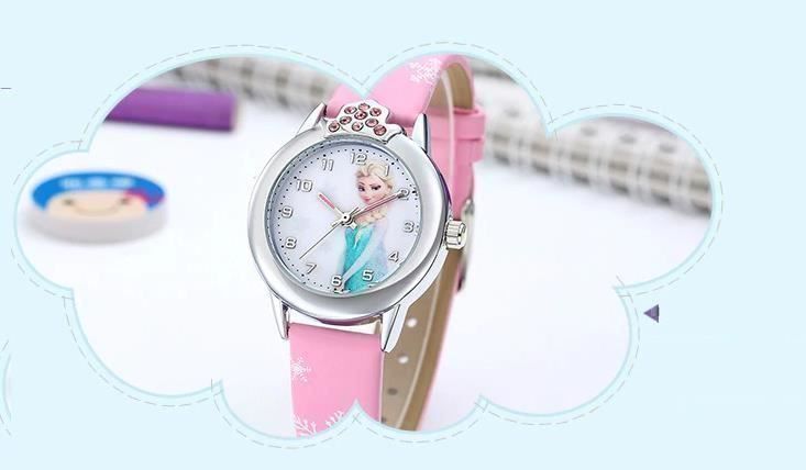 Orologi: Kinderuhr Elsa Eiskönigin – Nuovo e nell'imballaggio originale da Gurmels venduto da Swisspod 1