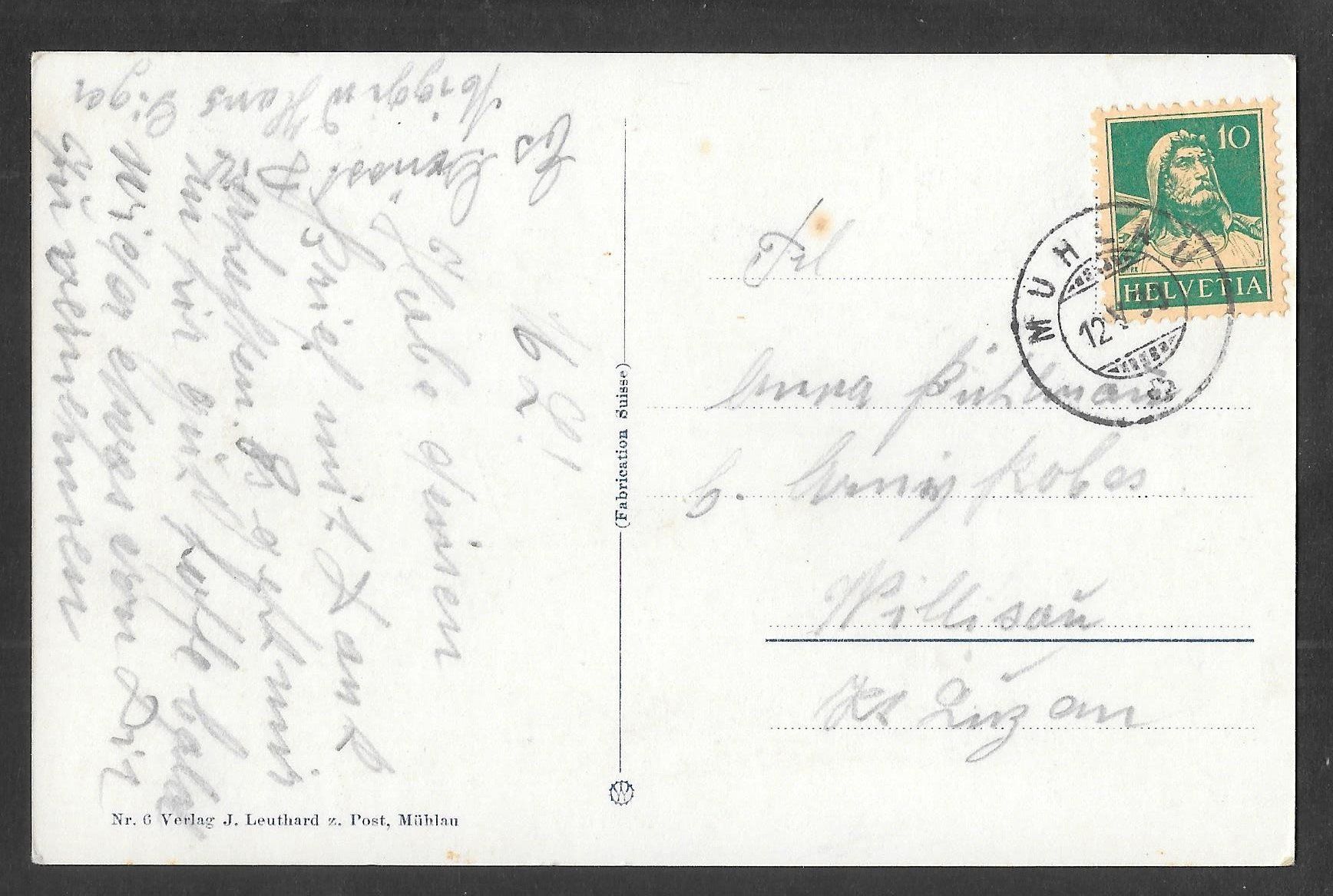 Cartoline postali: Mühlau Teilansicht – Usato da Olten venduto da clotaldi 1