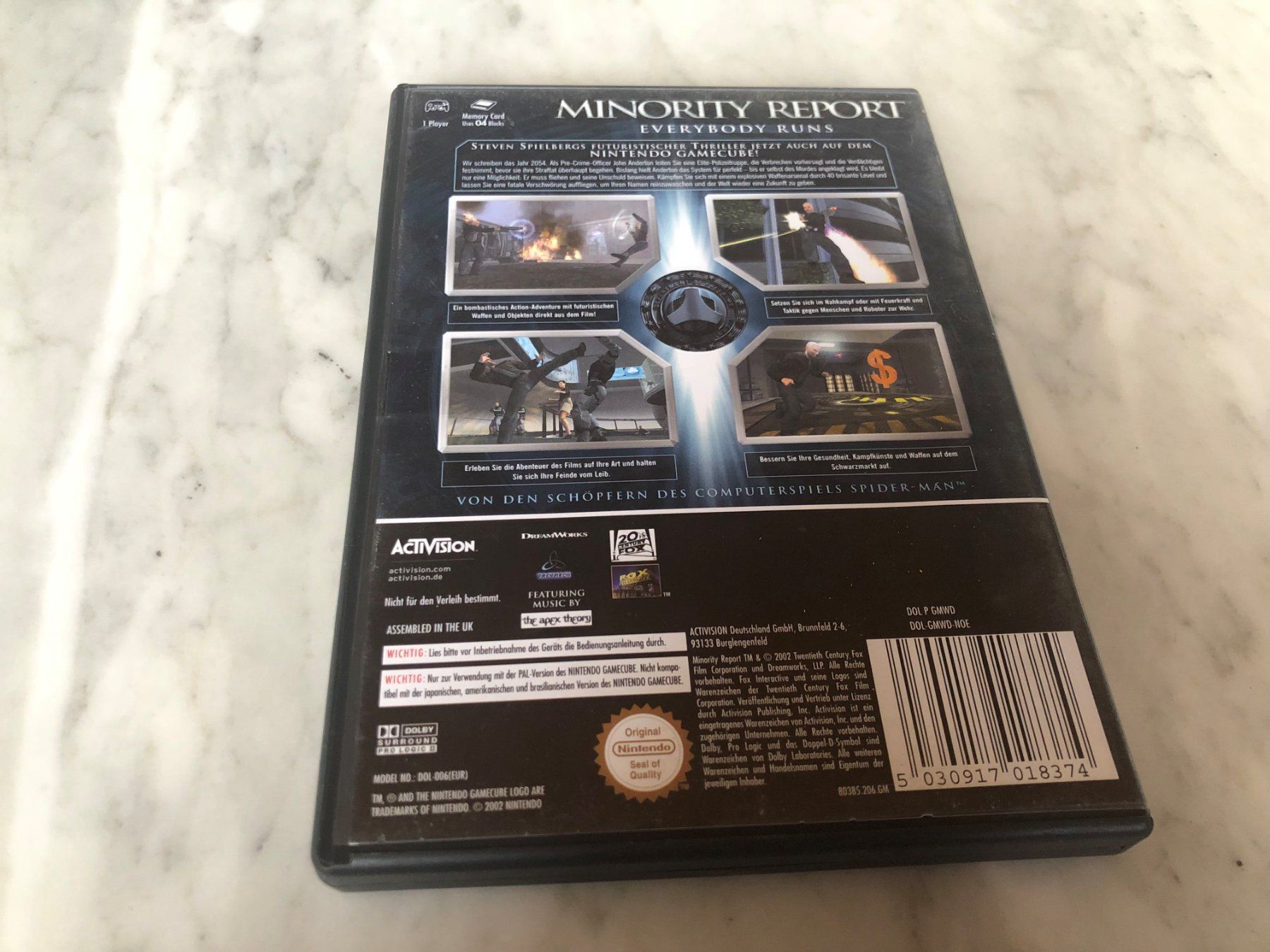 Nintendo Giochi: MINORITY REPORT SPIEL FÜR GAMECUBE – Usato da hägendorf venduto da twilightprincess 2