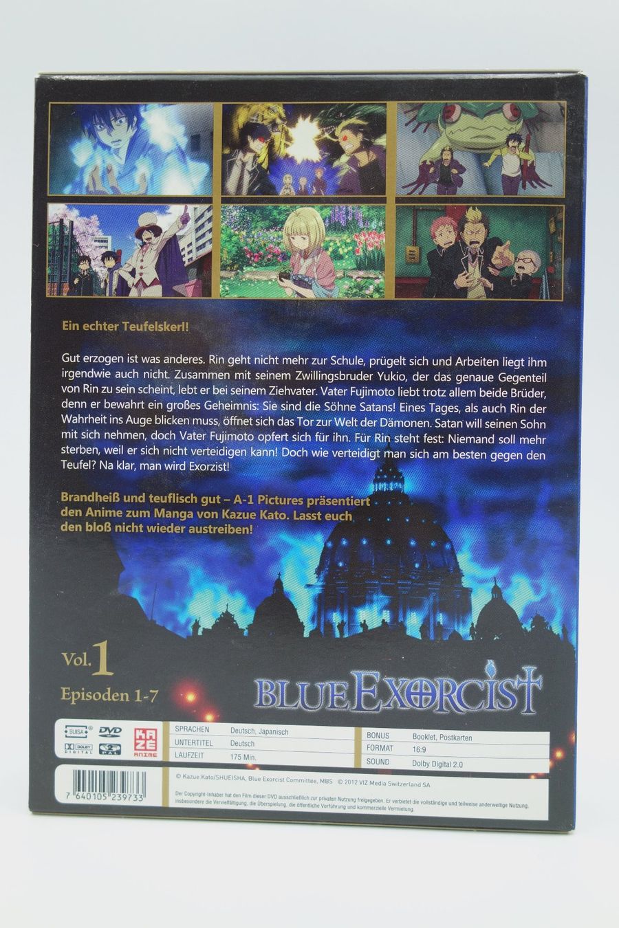 Tous les DVDs: Blue Exorcist, Anime DVD Kaze, Volume 1 – D'occasion à Wil SG par Donaldus 2