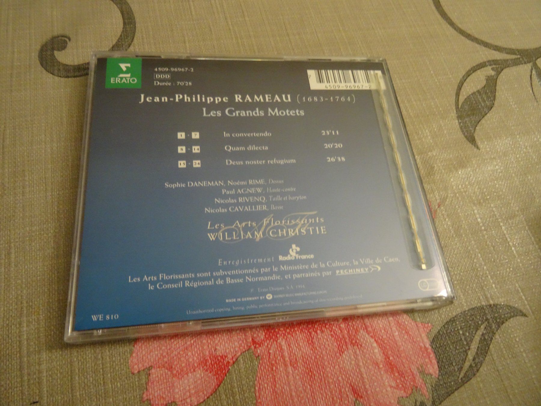 CD: Rameau - Les Grands Motets - William Christie - CD - – Usato da Olten venduto da Disc-Ausverkauf 1