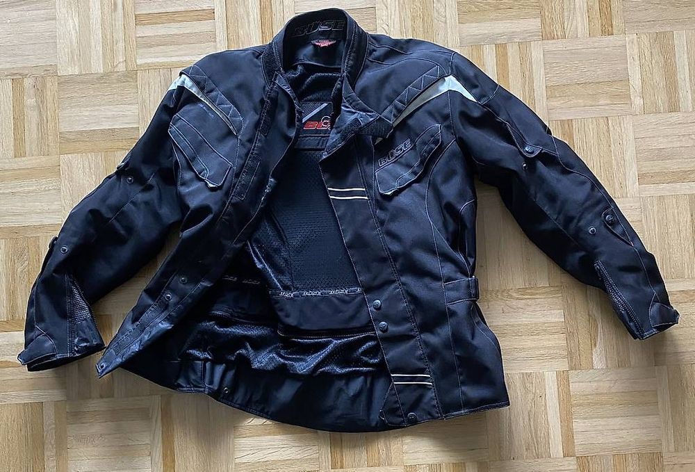 BERING Maniwata Motorradjacke – Winterjacke Für Herren, Wasserdicht, Reflektierend, Größe L