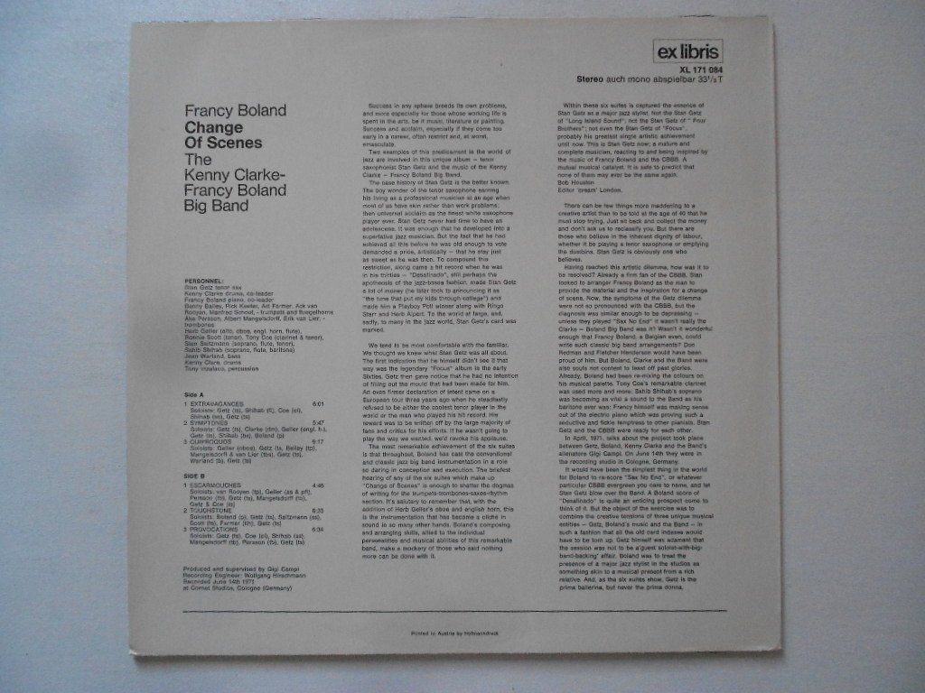 Dischi in vinile: STAN GETZ  -  CHANGE OF SCENES – Usato da Bex venduto da Giorgiob 1