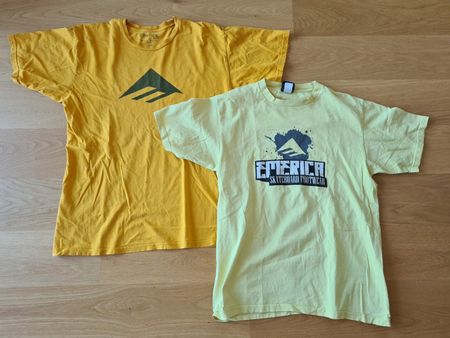 2 Original Vintage Emerica Skateboard T-Shirts Grösse L 90er