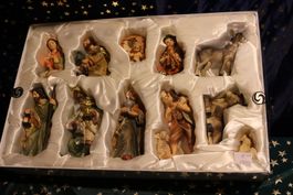 Weihnachts- Krippenfigurenset 12 Teilig