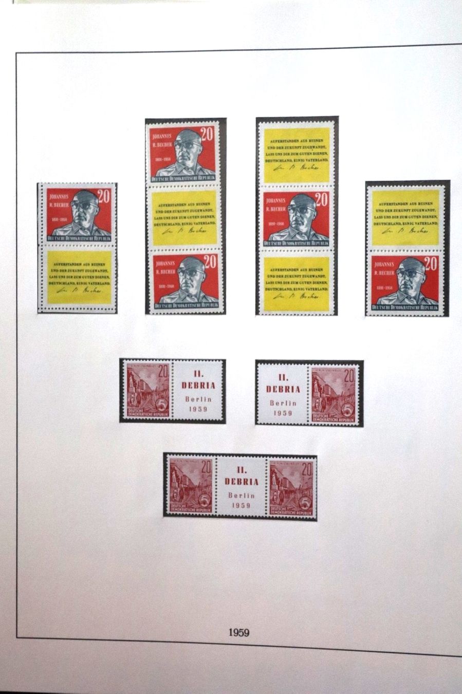 Tutti i francobolli: DDR 1959, MNH – Nuovo (secondo la descrizione) da Erlach venduto da Minka123 5