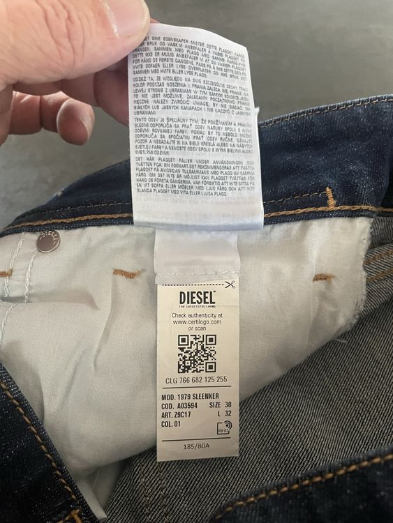 Diesel Jeans: Jeans Diesel 1979 Sleekner Taille 30 32 – Usato da Vallamand venduto da Bricbracbroc82 8