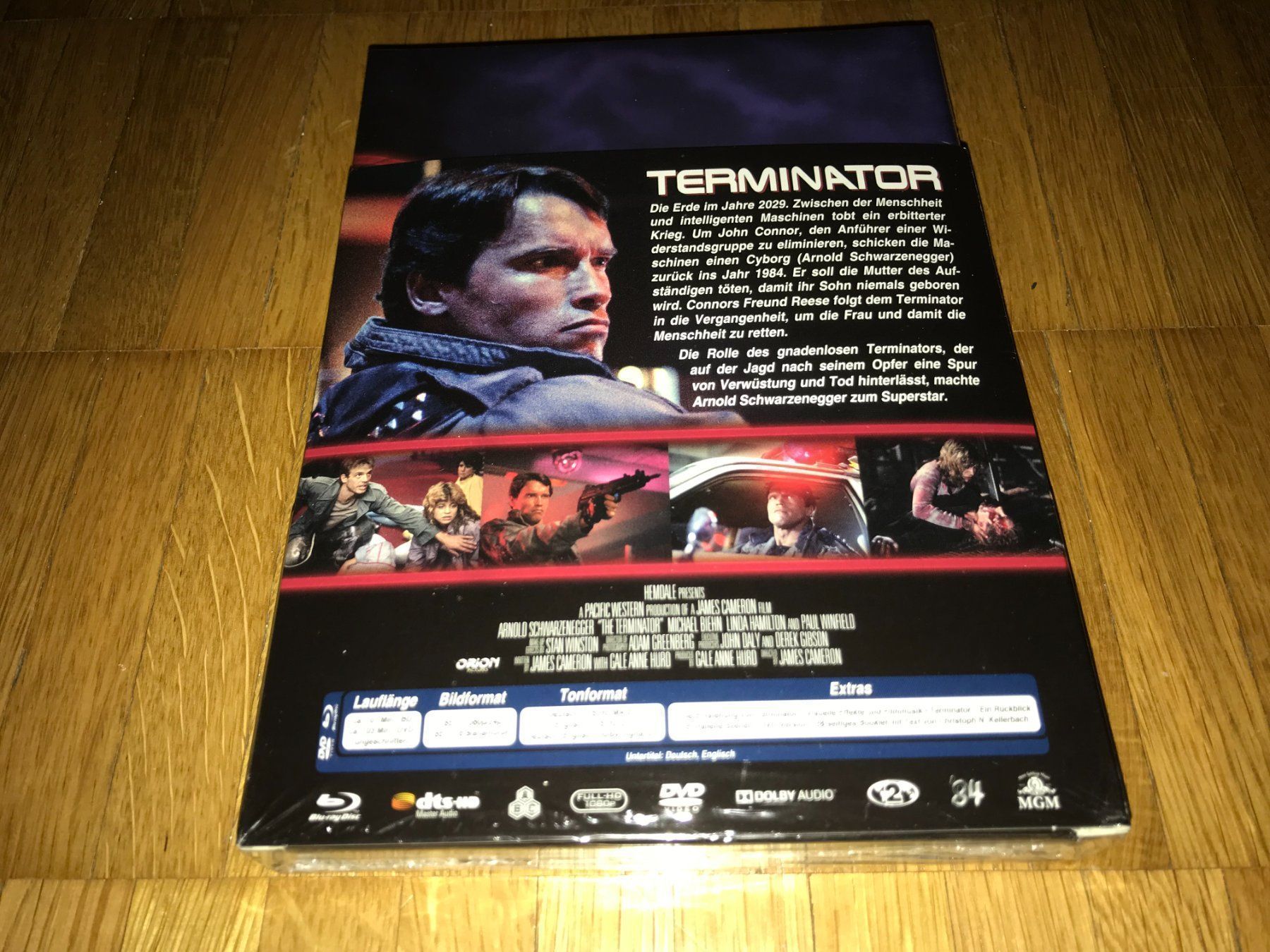 Tutti i DVDs: Terminator - MEDIABOOK - WATTIERT - UNCUT – Nuovo e nell'imballaggio originale da Basel venduto da havsok 1