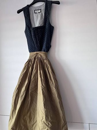 Ludwig & Therese Dirndl Gr. 32 blau-gold 