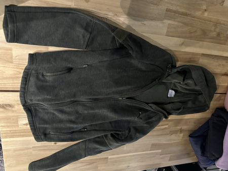 Puma Kapuzenjacke XS, Khaki - Ideal für den Übergang!