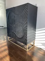 Spezielle Kommode, echt Holz 