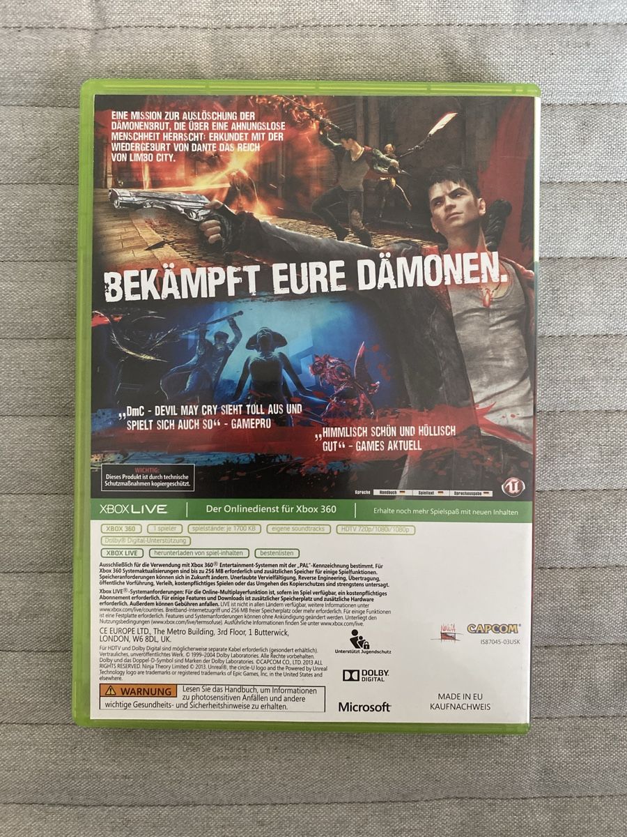 Microsoft Giochi: Devil May Cry (DMC) für Xbox 360 – Usato da Thunstetten venduto da Virus_33 2