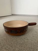 Fondue Caquelon (Gusseisen), traditioneller Bemalung