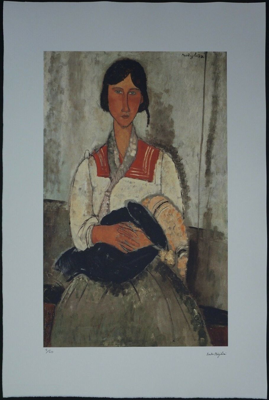 Foto & Immagini: Amedeo Modigliani   HANNUMMERIERT – Usato da Gersau venduto da kunst-online 5