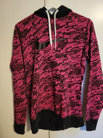 Nike Kapuzenpullover Pink Schwarz Gr. M Damen