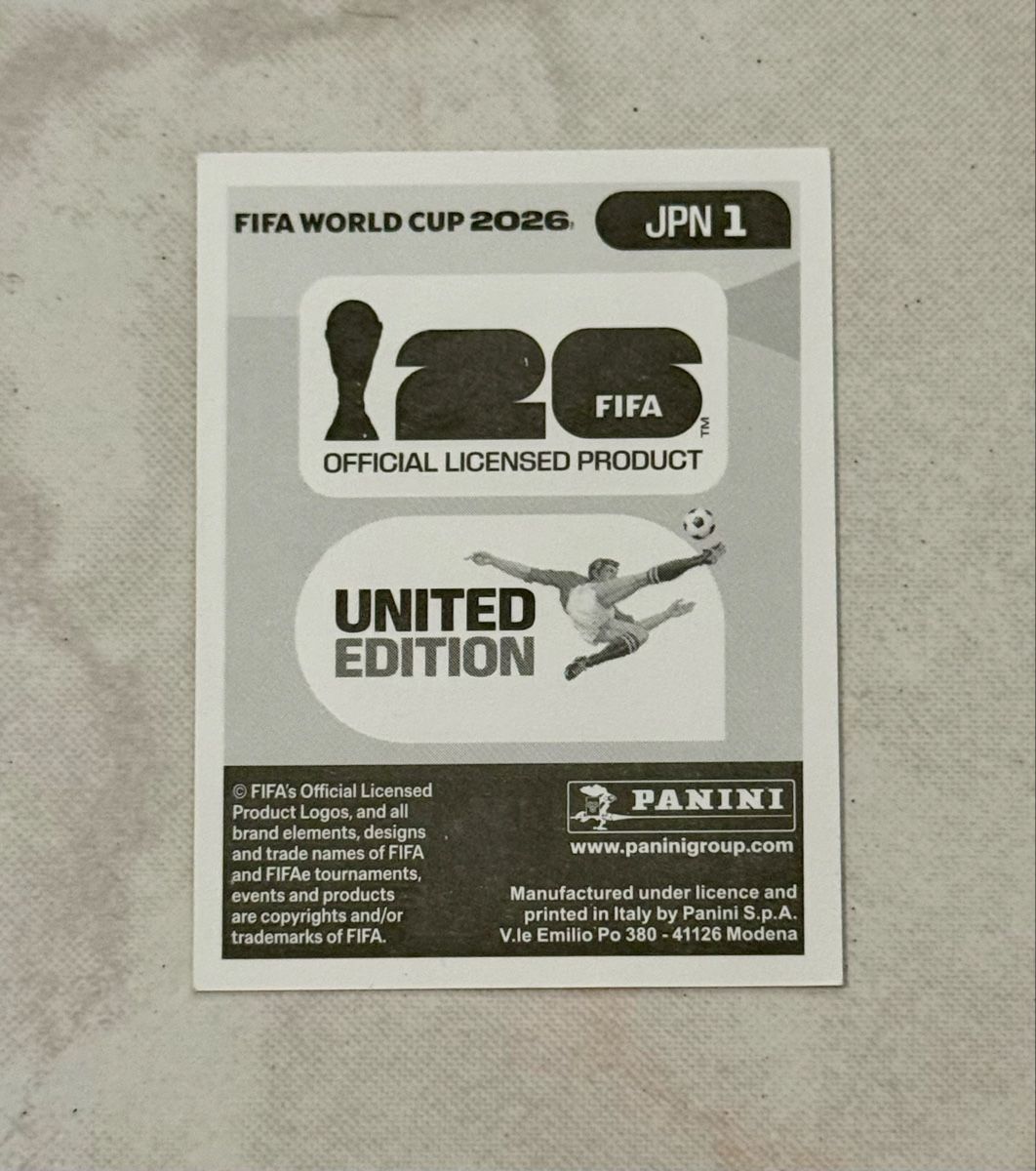 Panini Cartes à collectionner: Panini WM 2026!!! JPN 1 – Neuf (Voir description) à Oberentfelden par NunoLouro 1