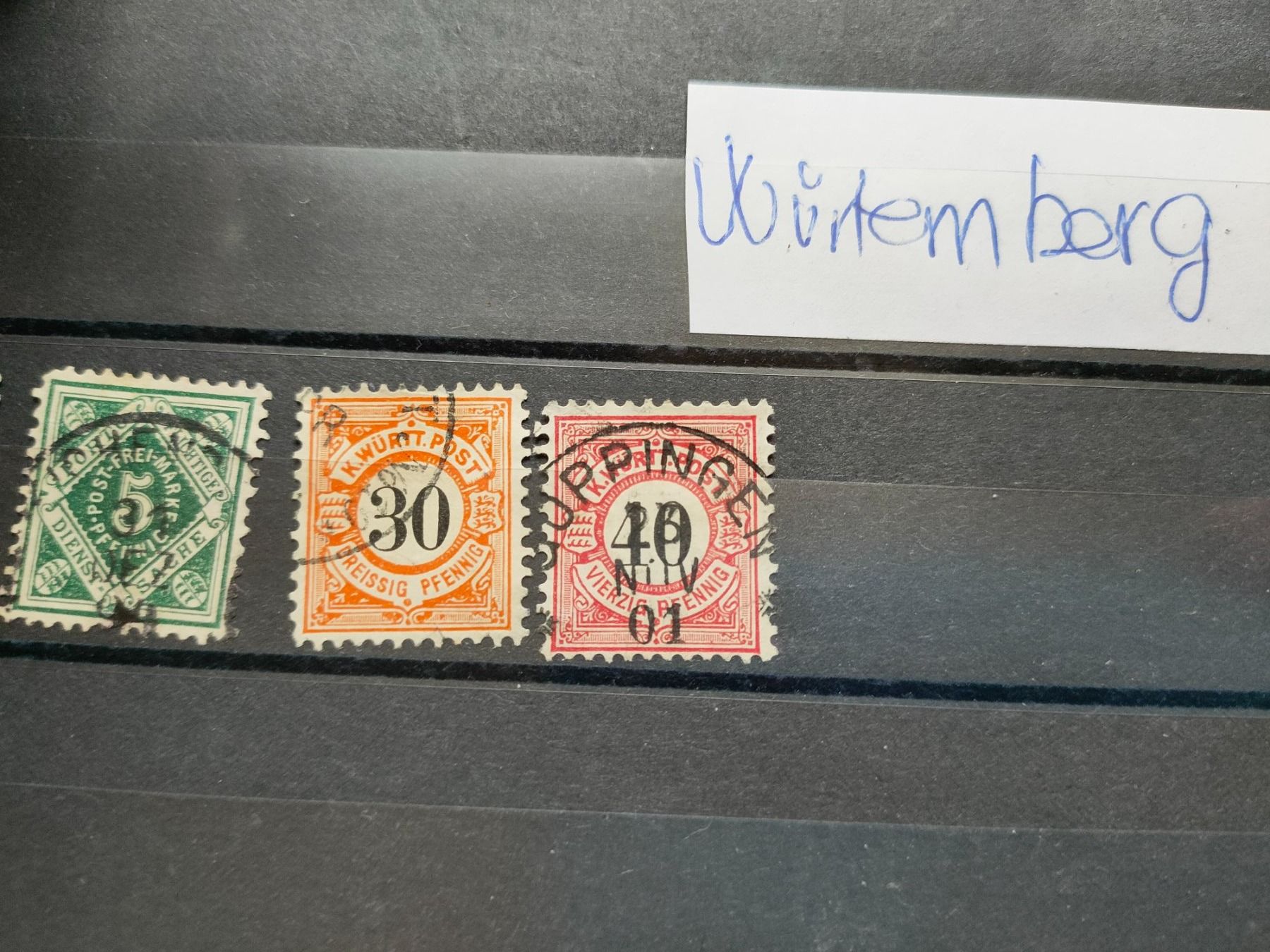 Tutti i francobolli: Briefmarken Lot Württemberg Alt – Usato da Bronschhofen venduto da happynews2018 2