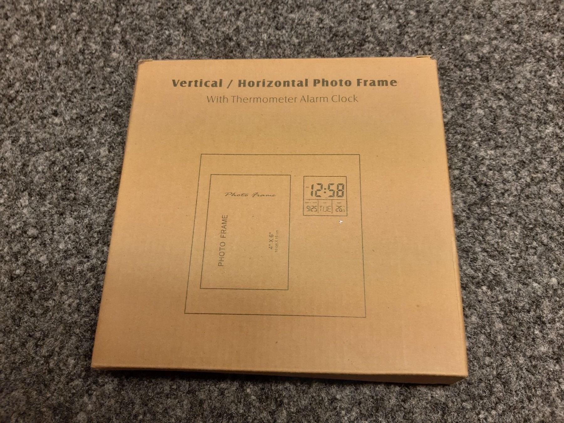 Bilderrahmen: Bilderrahmen mit Uhr und Thermometer – Neu und originalverpackt aus Schmitten FR von ReniStern 2