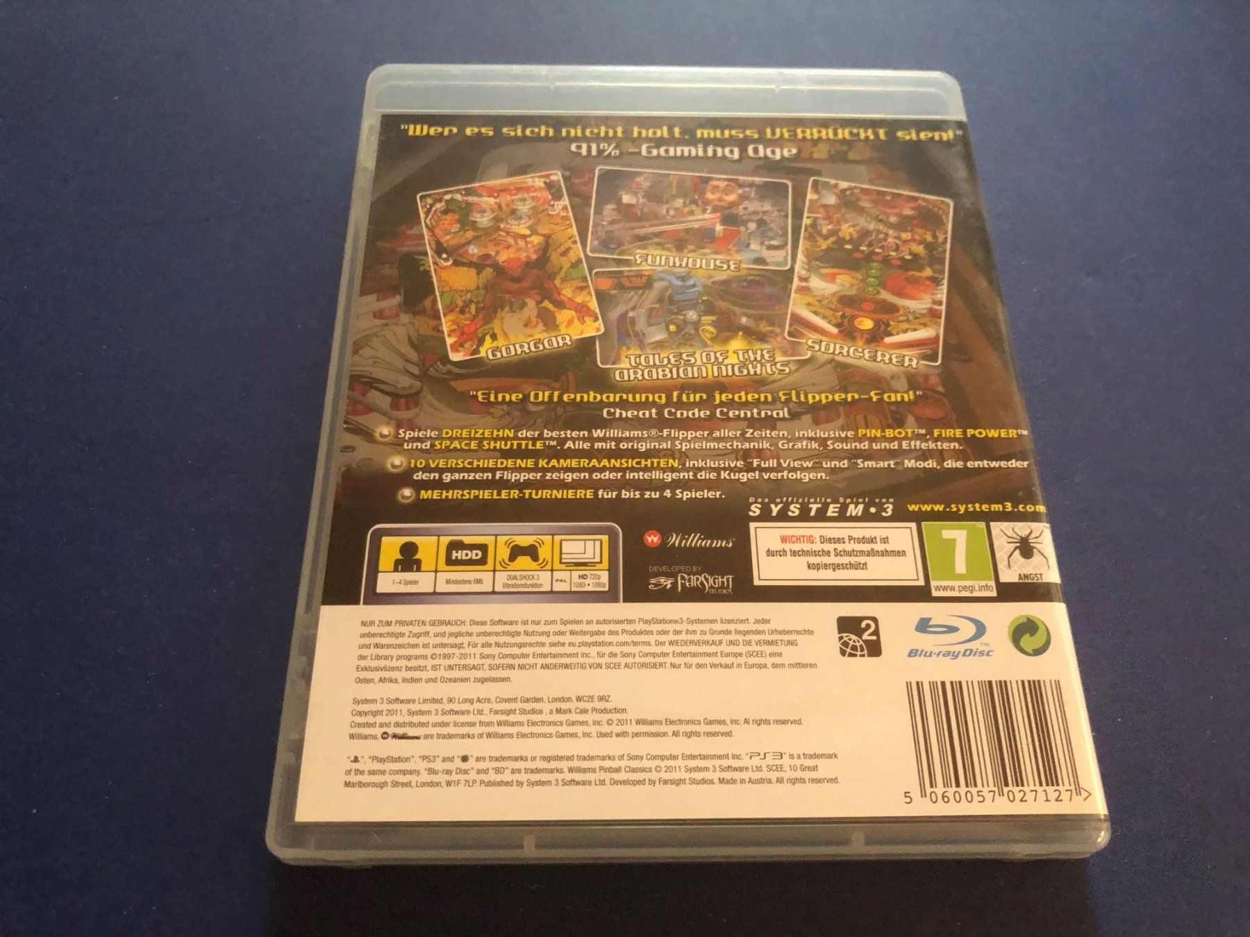 Sony Giochi: WILLIAMS PINBALL CLASSICS SPIEL FÜR PS3 – Usato da Hägendorf venduto da Briansgameshop 1