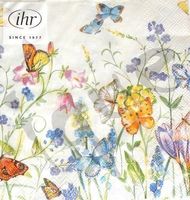 Serviette butterflies and blossom (1376)