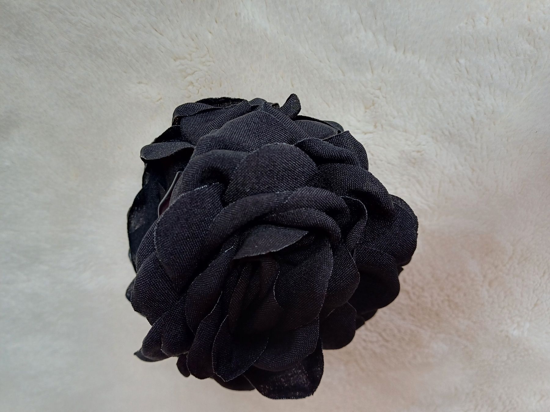 Accessori per capelli: Stoffhaarspange - Schwarze Blume – Nuovo e nell'imballaggio originale da Würenlos venduto da Abracadabra26 5