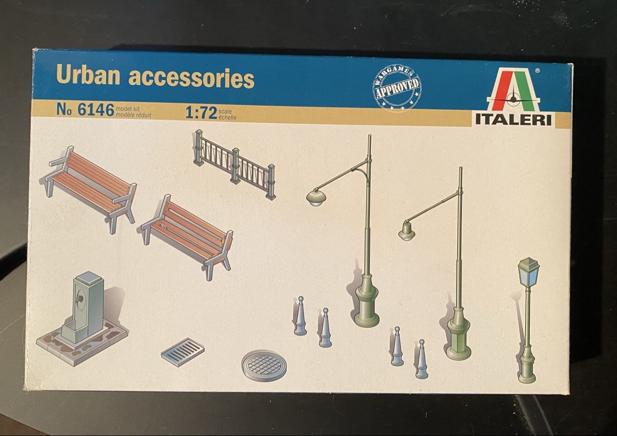 Italeri Kit di modellismo & Modellini statici: Urban Accessoires 1:72, Italeri – Nuovo (secondo la descrizione) da Ramersberg venduto da endbefund13