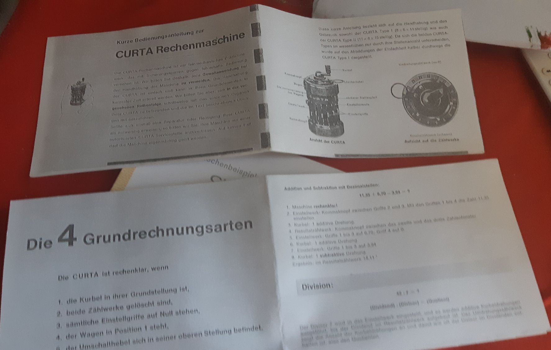 Taschenrechner: CURTA calculateur 1955 – Gebraucht aus Chésopelloz von Toino95 4