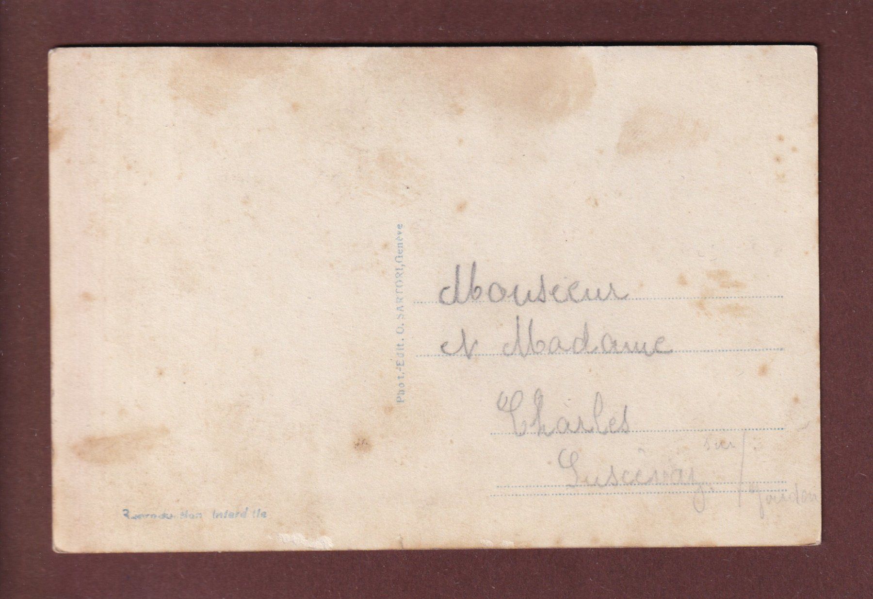 Cartoline postali: ROCHERS DE NAYE en hiver – Usato da Pully venduto da nicecards 1