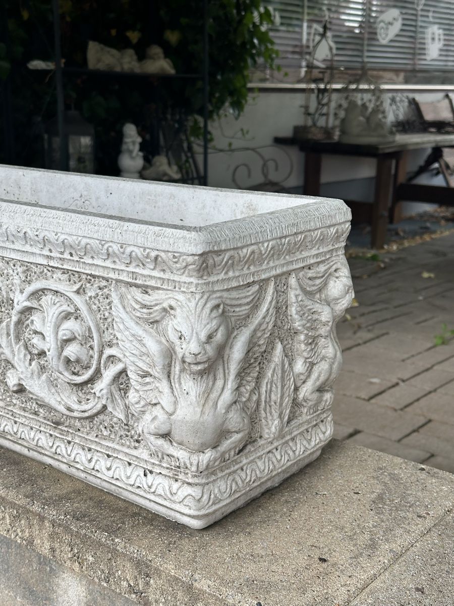 Vasi per fiori: Antiker Steinguss Blumentrog TOP – Usato da Aedermannsdorf venduto da Emely2019
