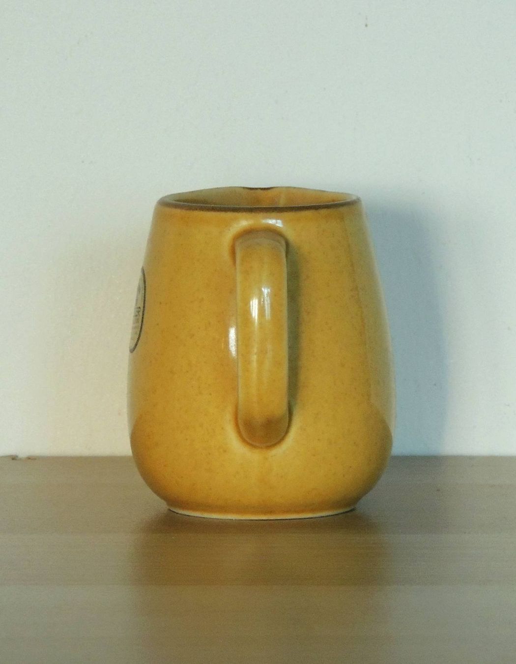Rössler Caraffe: Pot crémier jaune moutarde, 0.2 litre, Rössler, 1950-60s – Usato da La Chaux-de-Fonds venduto da Helene2300 1