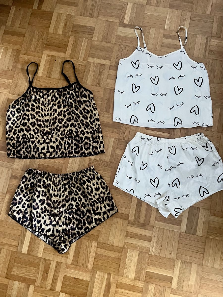 Shein Negligees & Pyjamas: Zwei Pyjama-Sets mit Top und Shorts – Neu (gemäss Beschreibung) aus Herisau von bru_vm5j 1