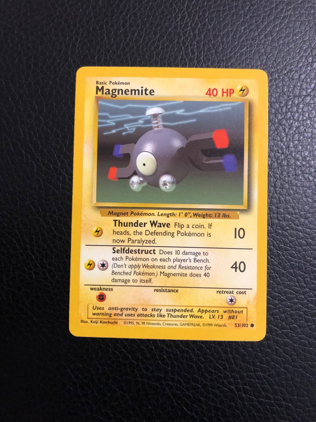 Pokémon Carte collezionabili: Base Set Magnemite 53/102 Ab 1 – Usato da Paradiso venduto da Pkmn10