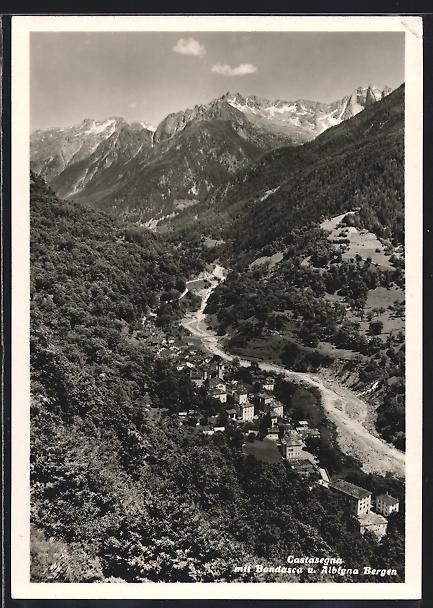Cartes postales: Castasegna, Panorama mit Bondasca und Al – D'occasion à Berlin par bartko-reher
