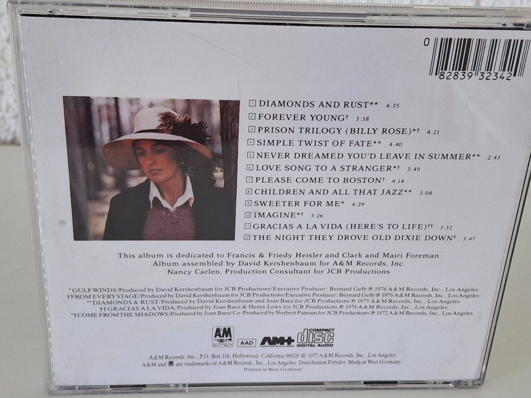 CD: CD Joan Baez  - "The Best Of" – Usato da Aarberg venduto da Jackup1 1