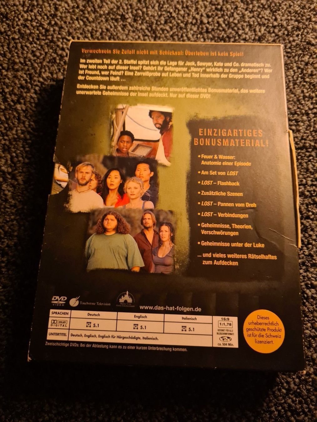 Tutti i DVDs: LOST STAFFEL 2 – Usato da Ruswil venduto da jan_bxl5 1