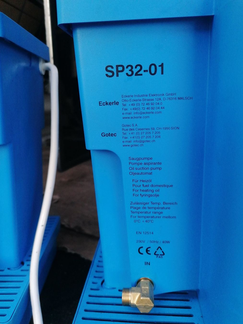 Pompe a diesel & di travaso: 2x Eckele-Heizöl-Saugpumpe SP32-01 – Usato da Biel / bienne venduto da Sarouch9 4