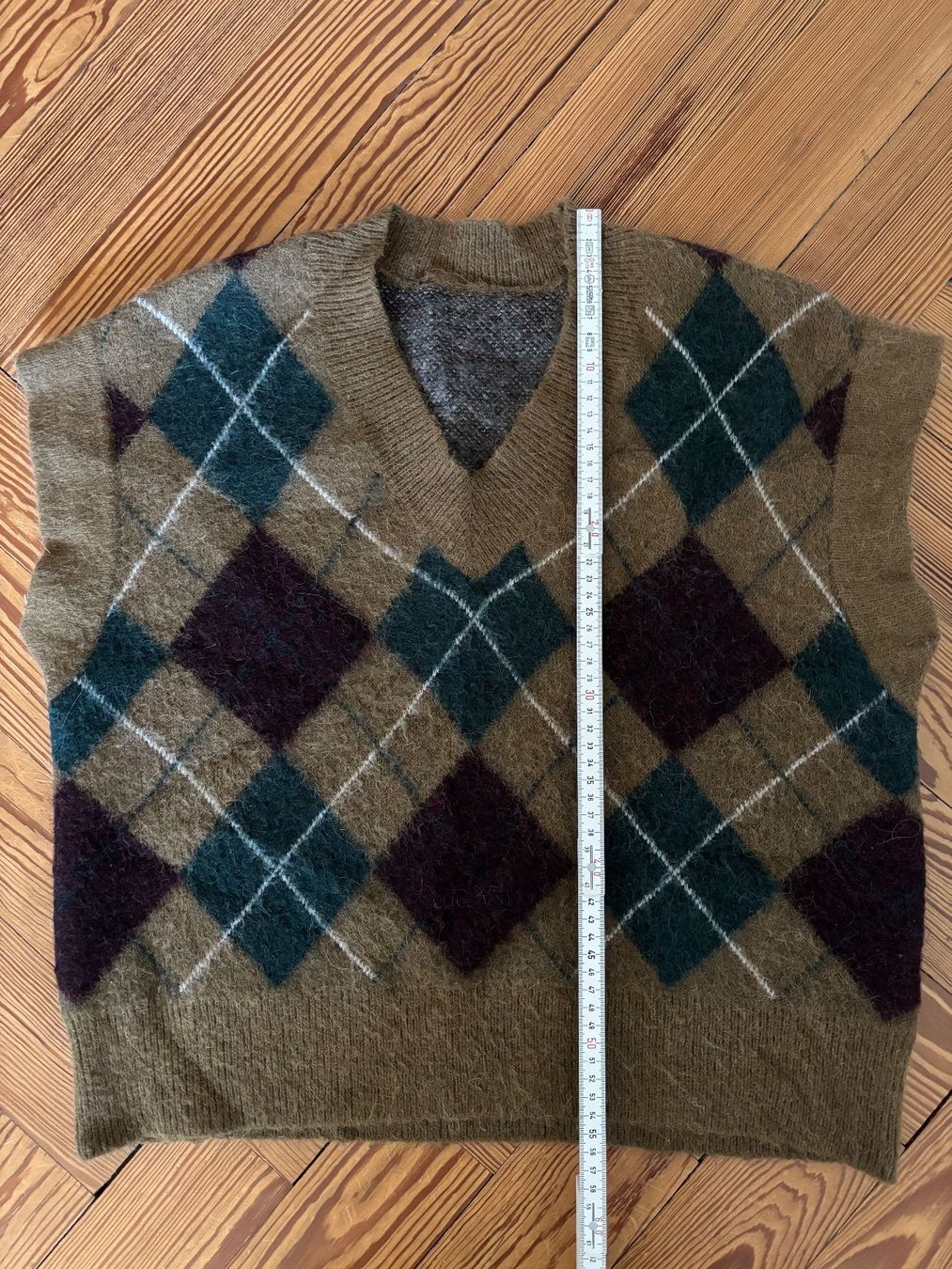 Gilet & Giacche senza maniche: Wollpullover-Weste mit Alpaka-Mischung im Argyle-Muster – Usato da Horgen venduto da uge_pd5p 3