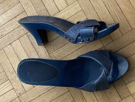 Arola Holzschuhe / Zoggeli / Clogs, blau, Gr.39