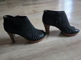 Schuhe Damen Stiefellettos Schwarz Grösse 39 guter Zustand