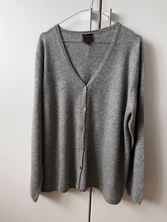 Cashmere Collection! Cardigan XL, grau
