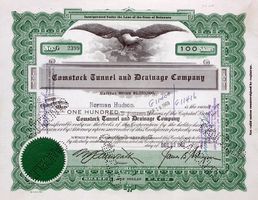 Comstock Tunnel & Drainage Company - 1967